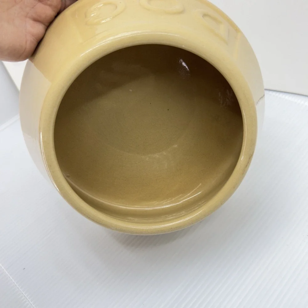 Mason Cash English Stoneware Dog Bowl MCM Style Non Tip Floppy Ear 1.6L Tan